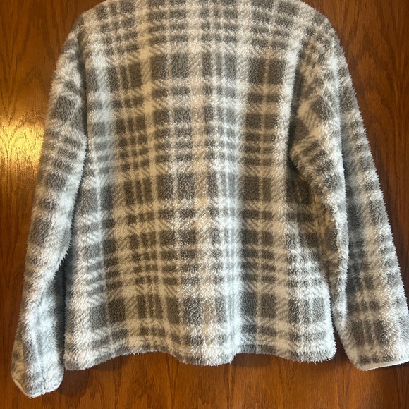 Como Vintage Gray Fleece Pullover - Picture 8 of 11